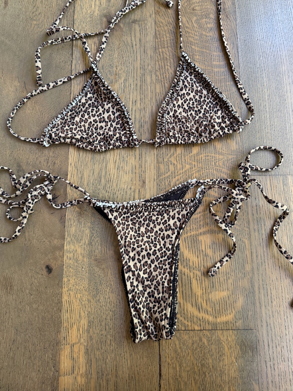 Frankie’s Bikinis Leopard Print Set